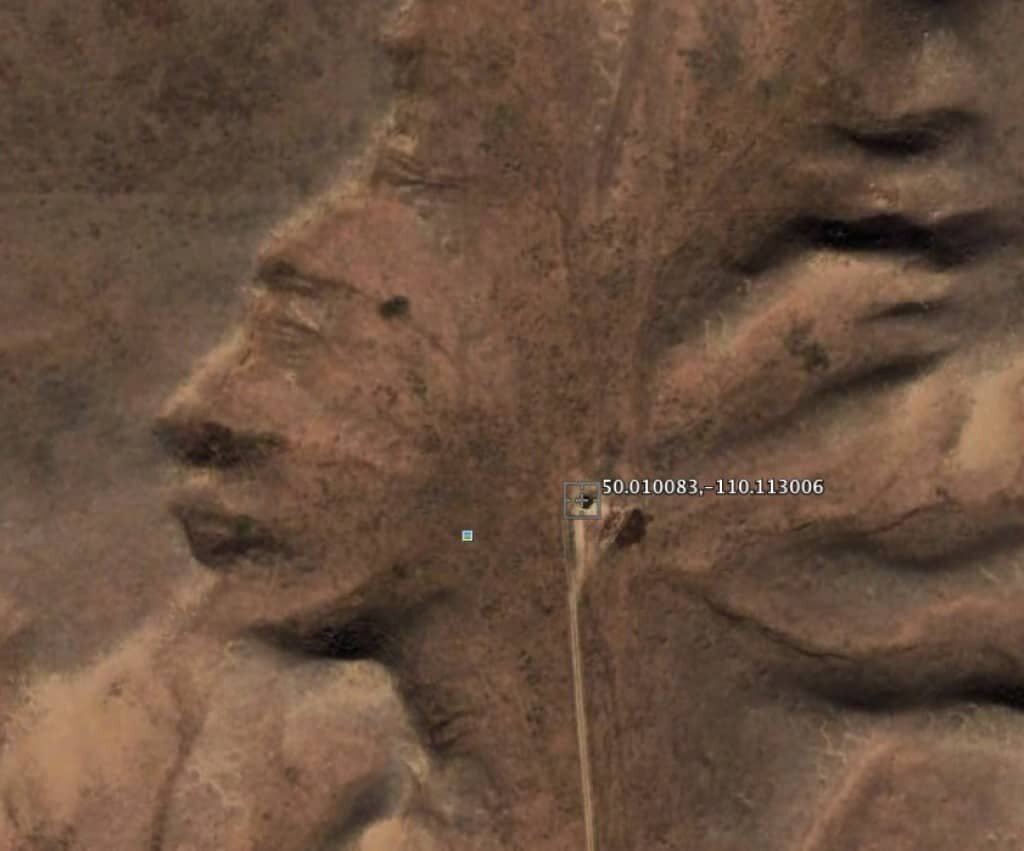 Μυστήρια μέρη στο google Earth: The Badlands Guardian