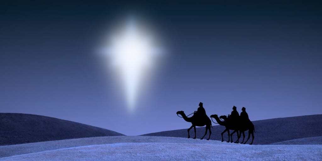 Three Kings Behold the Star of Bethlehem.