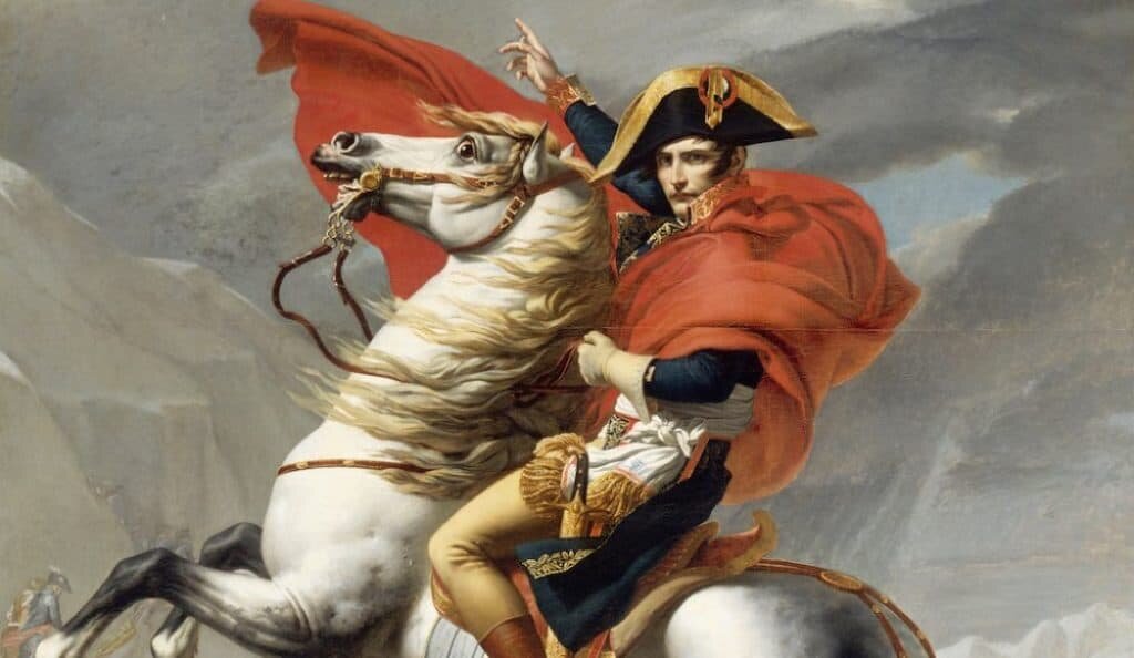 The psychology of Napoleon Bonaparte supported his military goals and resulted in him being loved by Frenchmen. Public domain.