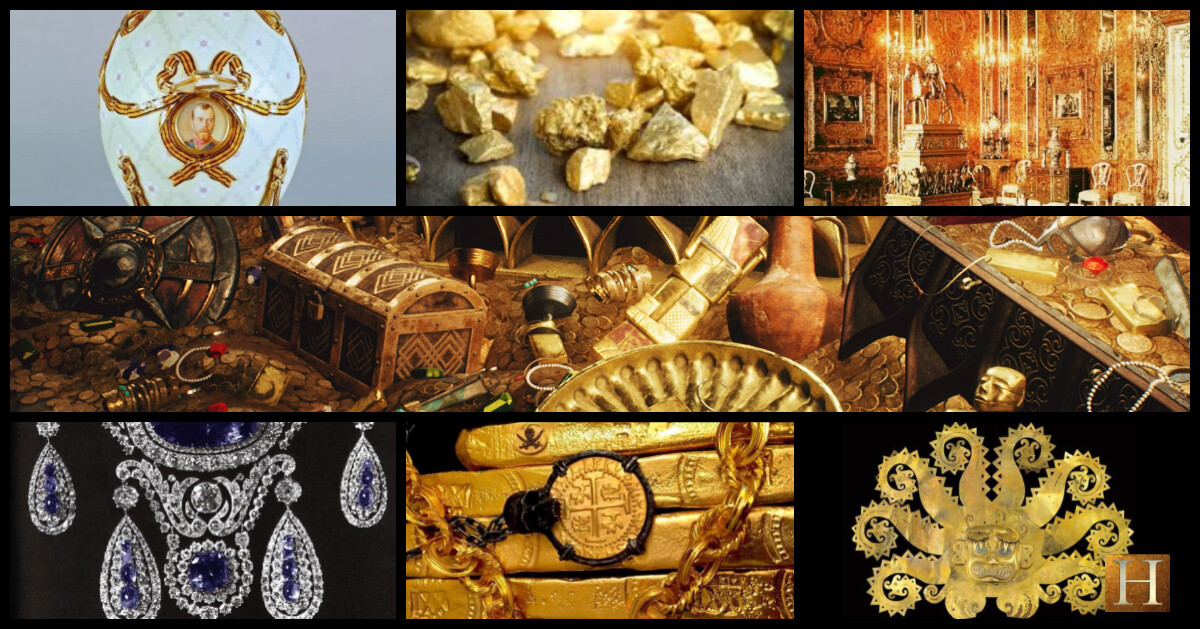 Top Ten Lost Treasure of the World - Historic Mysteries