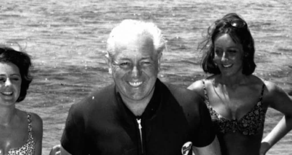 Harold Holt often spent time at the beach and in the water.