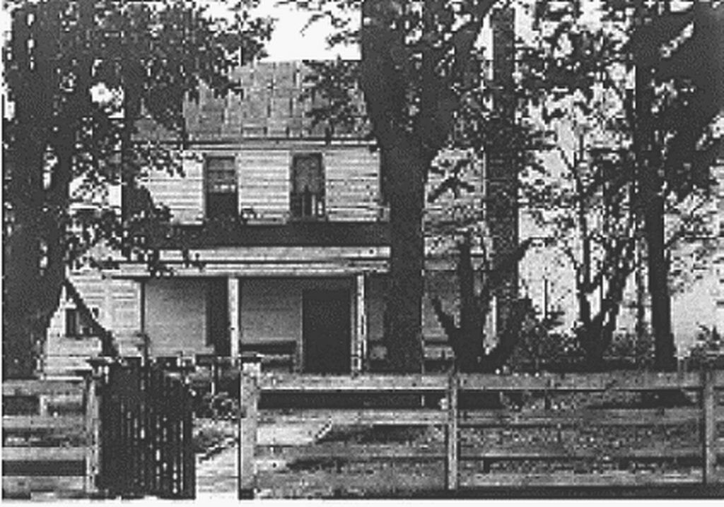 The Garrett Farm House. Image: Library of Congress.