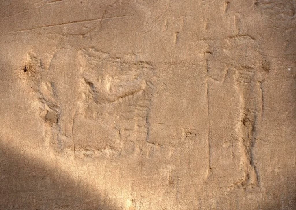 Graffiti of Goddess Ma’at.