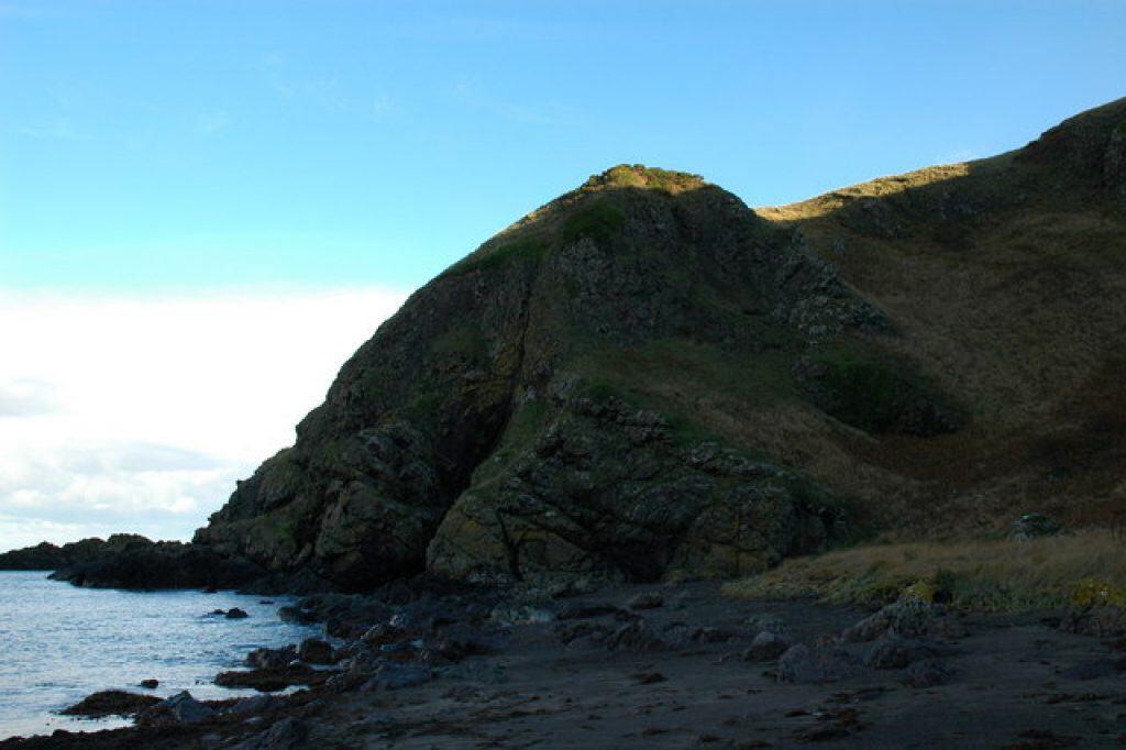 Port Balcreuchan and the Sawney Bean Cave.