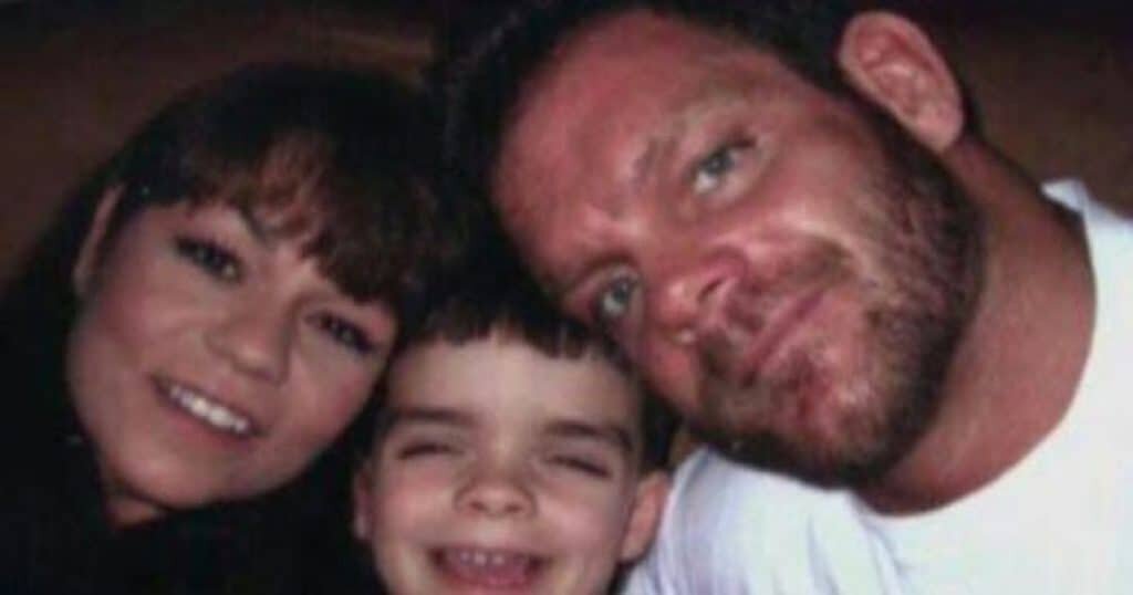 Chris Benoit and his family: Nancy, and Daniel.