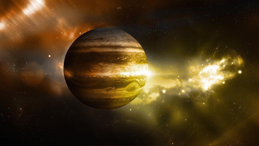 Jupiter the gas giant.