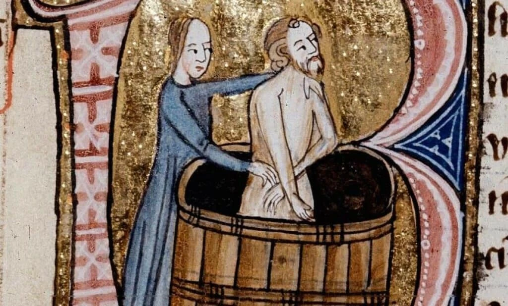 Bathing during the middle ages was not always moral or desirable.