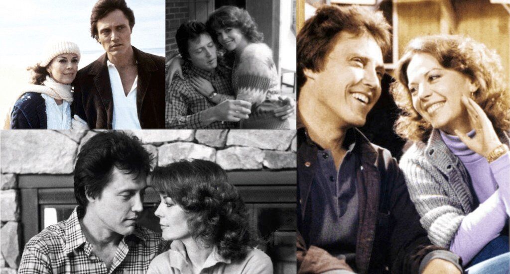 Christopher Walken and Natalie Wood posing together in a number of photoshoots.