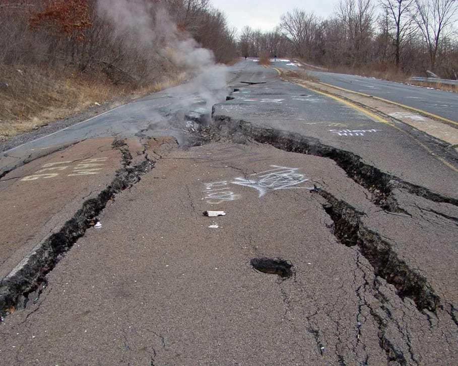 Centralia Mine Fire: Devastation from Underground