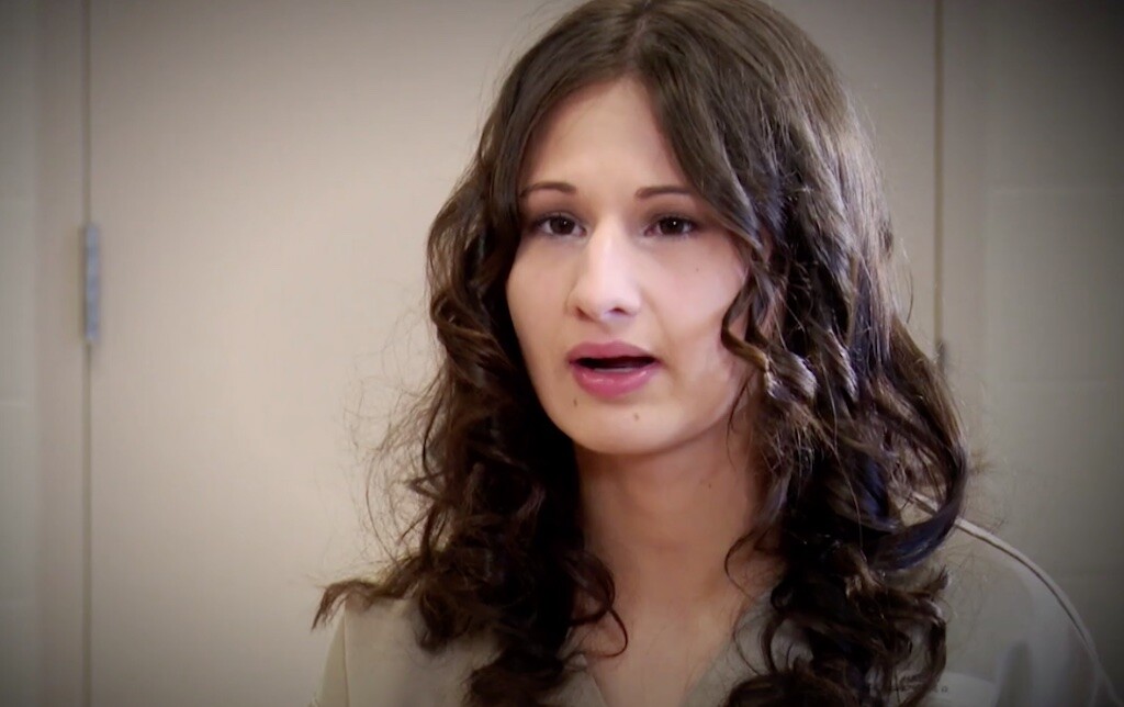 A recent image of a healthy Gypsy Rose Blanchard discussing her story.