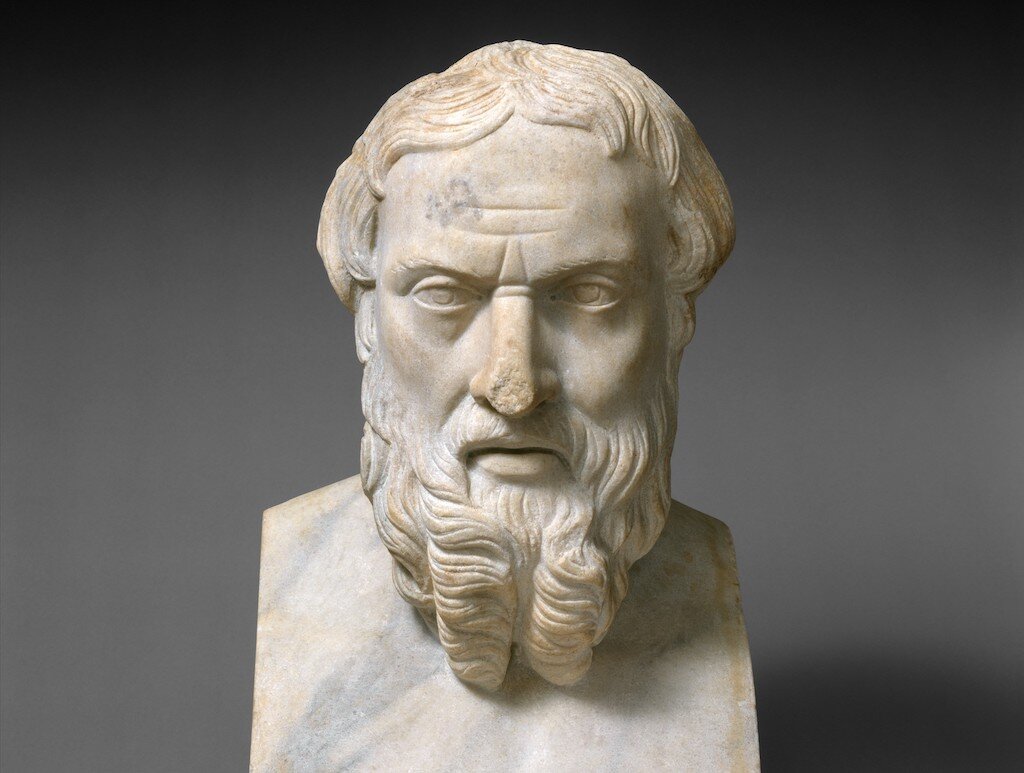 Marble bust of Herodotos