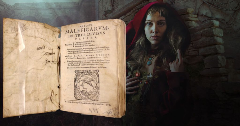 The Malleus Maleficarum of 1467 served as a handbook for witch hunters. Public domain.