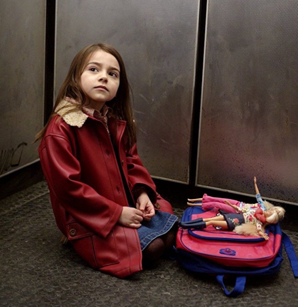 A movie still from the 2005 film "Dark Water."