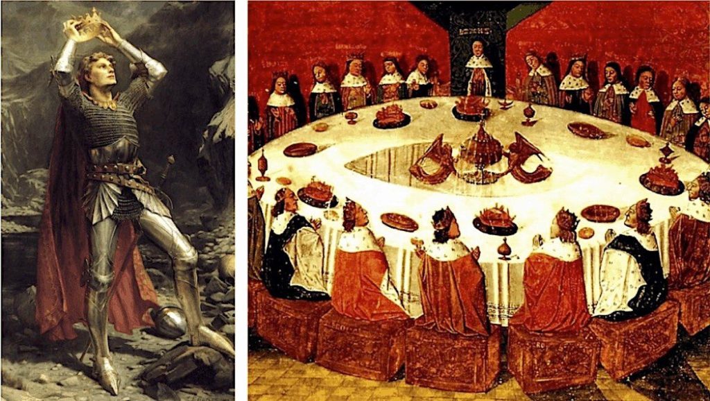 Was King Arthur real? This question perplexes scholars today. Images: public domain.