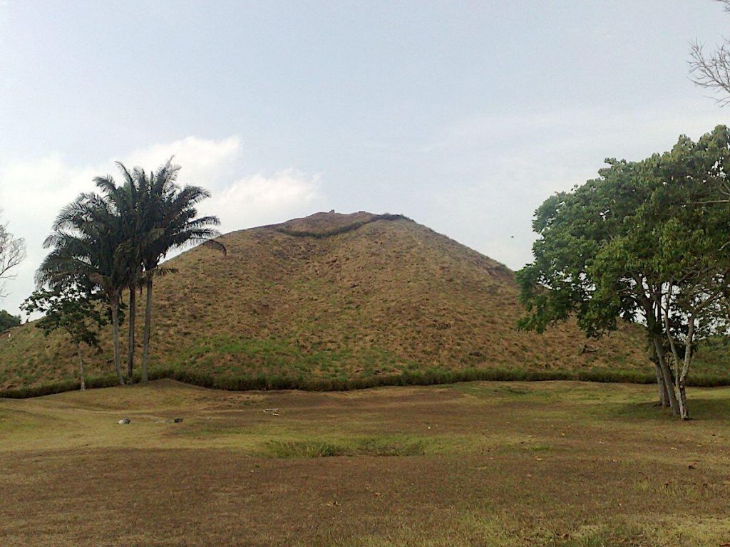 The Great Pyramid at La Venta viewed from the north.