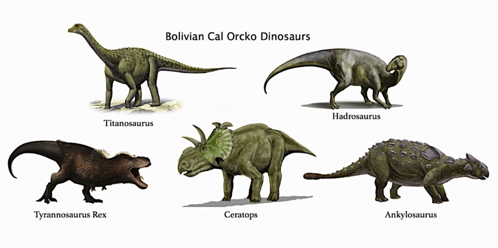 bolivia cal orcko dinosaur