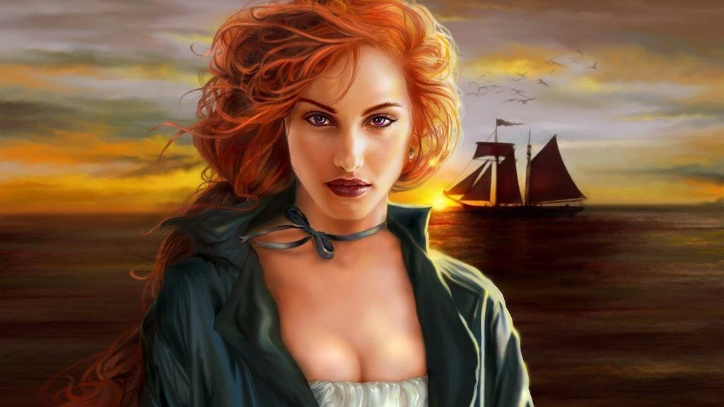 An artist's rendition of Grace O'Malley.