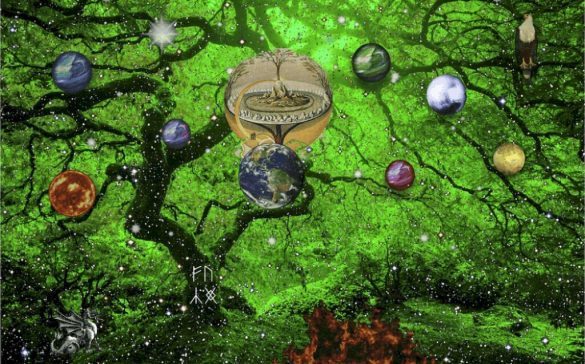 Yggdrasil Tree of Life and Nine Worlds of Norse Mythology - Historic ...