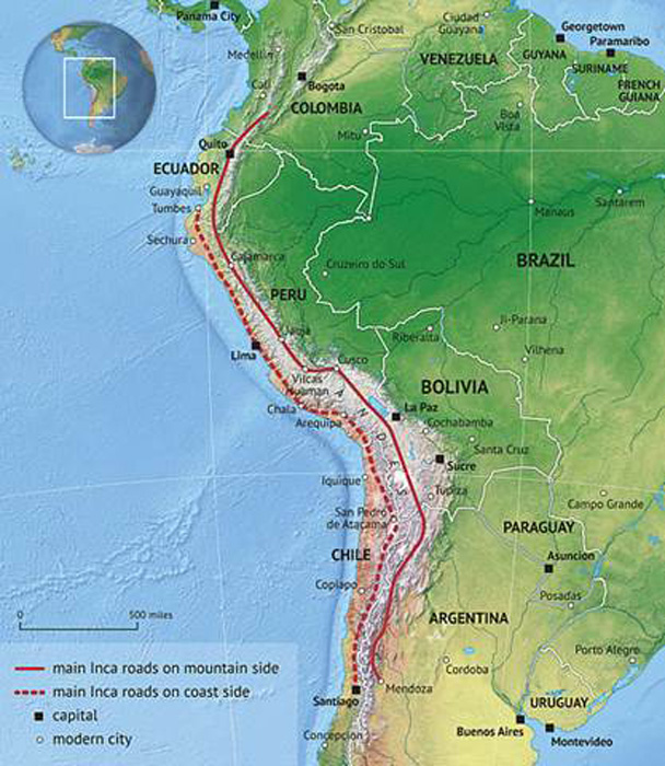 Inca Roads: How do You Run an Empire when You Don't Have the Wheel? (Even though they knew the wheel) - Vimarsana News