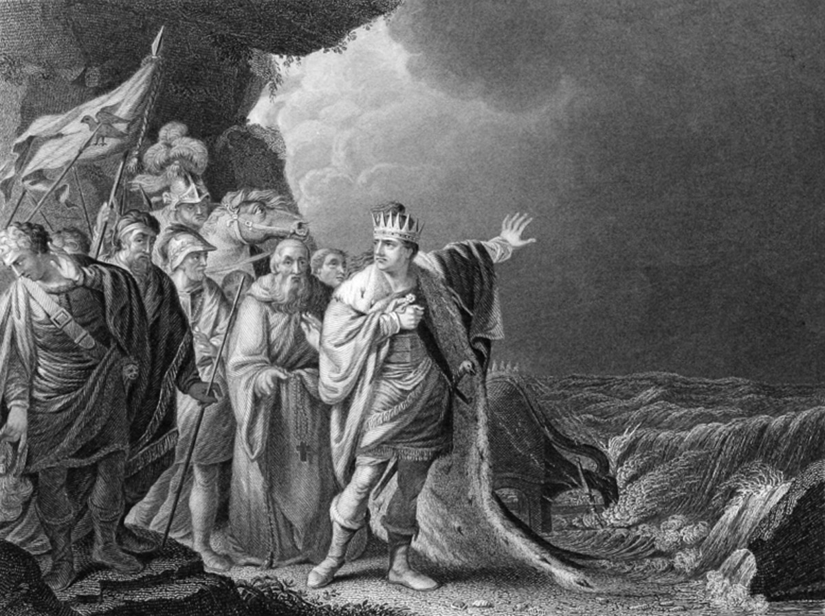 King Canute and the tide - Wikipedia