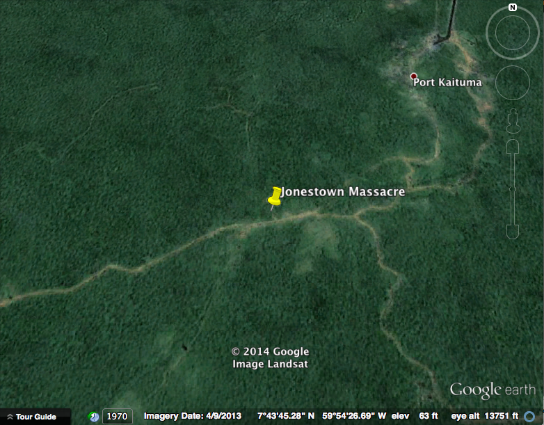 Jonestown Map